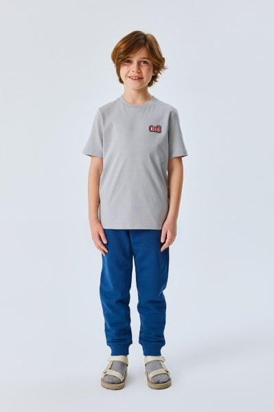 Çocuk T-shirt-Gri No!!