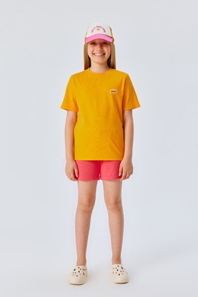 Çocuk T-shirt-Turuncu Hamburger