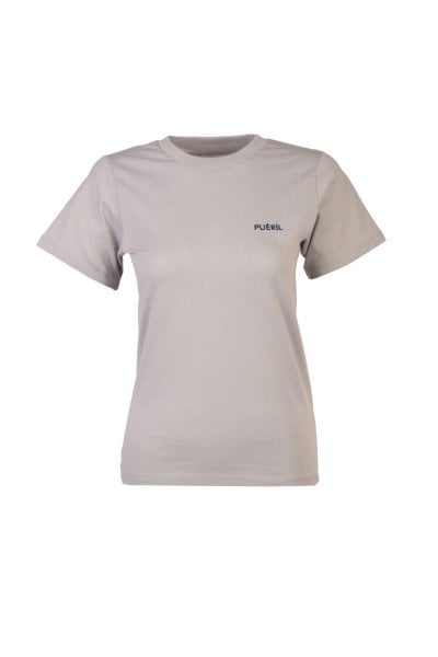Bisiklet Yaka T-shirt-Gri