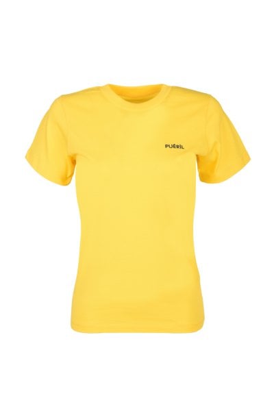 Bisiklet Yaka T-shirt-Sarı