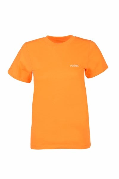 Bisiklet Yaka T-shirt-Turuncu