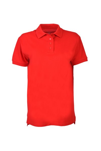 Polo Yaka T-shirt-Kırmızı