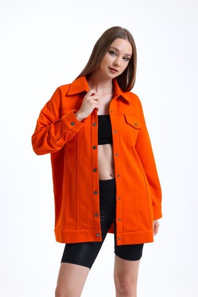 Bomber Ceket-Turuncu