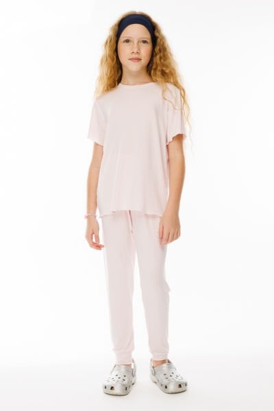 Üçlü Takım (Modal Kumaş)-Pembe